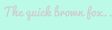 Image with Font Color CDD1D1 and Background Color BBFAE7